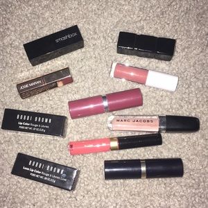 10 LIPSTICK BUNDLE: bobbi brown, marc jacobs, etc